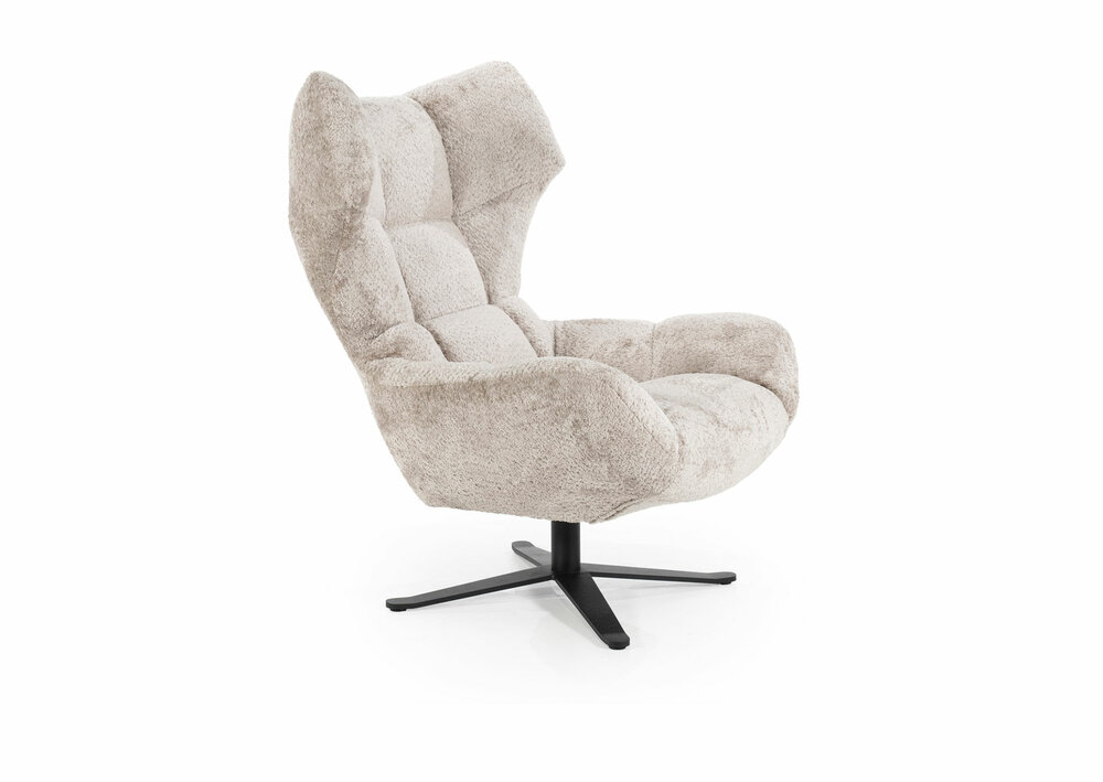 paulina, draaifauteuil, sevn, fauteuil, kubus, wonen, draaistoelen, stof, leder, culemborg