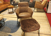 lisanne,fauteuil,het,anker,meubelen,africa,leder,kubus,wonen,culemborg,fauteuils,hockers,poef,afrika,leer,