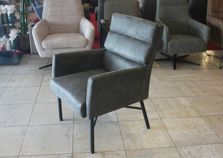 robin,fauteuil, sevn, outlet, stoel, kubus,wonen, culemborg, robin, bijzetfauteuil,antraciet, microleder bull
