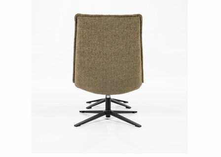 eleonora, marcus, fauteuil, draaifauteuil, stof, groen, poef, baquer, kubus, wonen, culemborg,