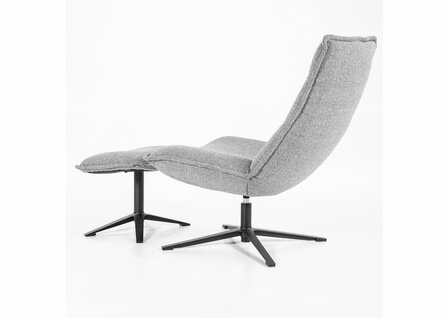 eleonora, marcus, fauteuil, draaifauteuil, stof, licht, grijs, poef, baquer, kubus, wonen, culemborg, 