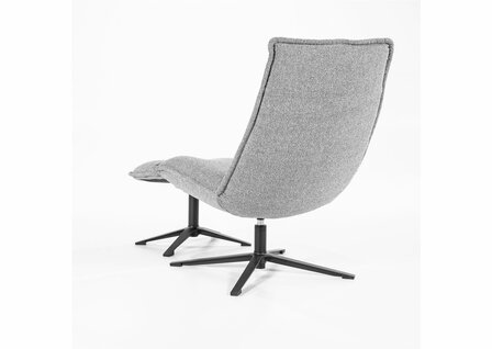 eleonora, marcus, fauteuil, draaifauteuil, stof, licht, grijs, poef, baquer, kubus, wonen, culemborg, 