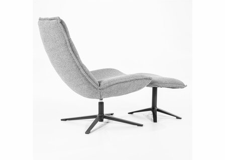 eleonora, marcus, fauteuil, draaifauteuil, stof, licht, grijs, poef, baquer, kubus, wonen, culemborg, 