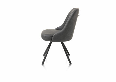 pala, antraciet, eetkamerstoelen, draaibaar, happy, at, home, kubus, wonen