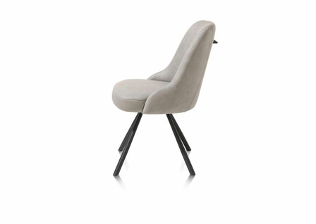 pala, lichtgrijs, microvezel, eetkamerstoelen, draaibaar, happy, at, home, kubus,