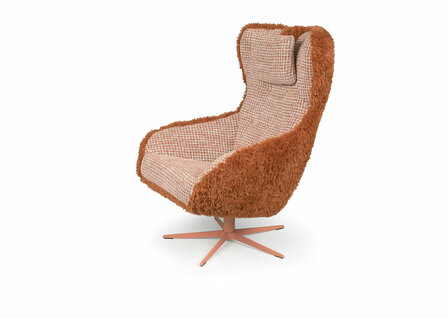 Draaifauteuil, bjorn, kubus, wonen, chill, line, kantelfauteuil, draaistoel, stof, leer, microleder, zetel
