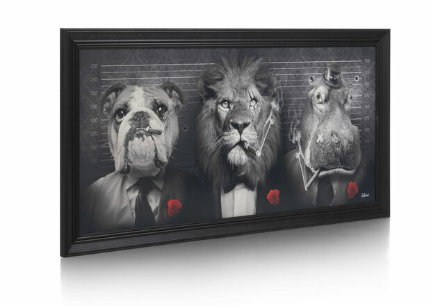 CMA_46618MCL_wanddeco_3_of_a_kind,leeuw,buldog,hond,hippo,schilderij,decozit,kubuswonen,kubus,wonen,coco,maison,