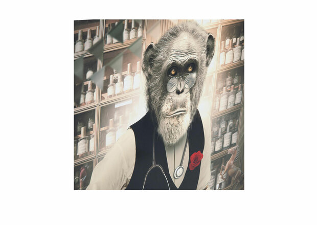 monkey,bartender,46617-mcl,decozit,coco,maison,schilderijen,