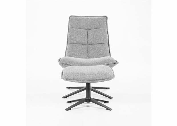 eleonora, marcus, fauteuil, draaifauteuil, stof, licht, grijs, poef, baquer, kubus, wonen, culemborg, 
