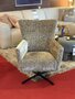 draaistoel, fauteuil, breda, grijs, stof, draaifauteuil, outlet, sale, toonzaalmodel,