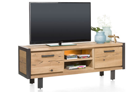 brooklyn 37137 lowboard 170 cm tv kast eiken kubus wonen culemborg happy at home