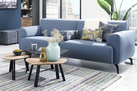 laval hoekbank loungebank laval happy at home kubus wonen laval stof leder bank