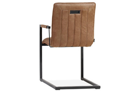 Gia,ginolux,maxfurn,stof,softyl,cognac,eetstoel,eetkamerstoel,kubus,wonen,culemborg 