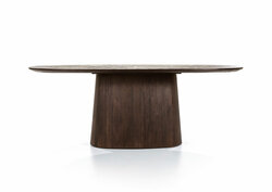 Aron | Eetkamertafel 200 cm bruin