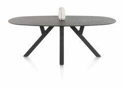 Perth | Eetkamertafel 210 cm antraciet